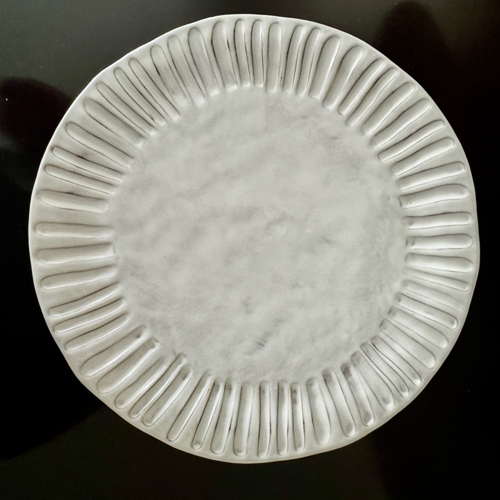 Vietri White Charger Plate 12.5” Classic Italian – Made in Italy